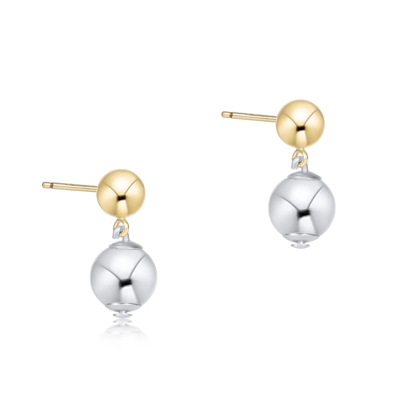 Enewton 10mm Ball Drop Mixed Metal Stud - Be You Boutique