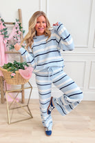 Shannon Striped Cozy Lounge Set - Be You Boutique