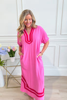 Pamela Raglan Sleeve Midi Dress - Be You Boutique