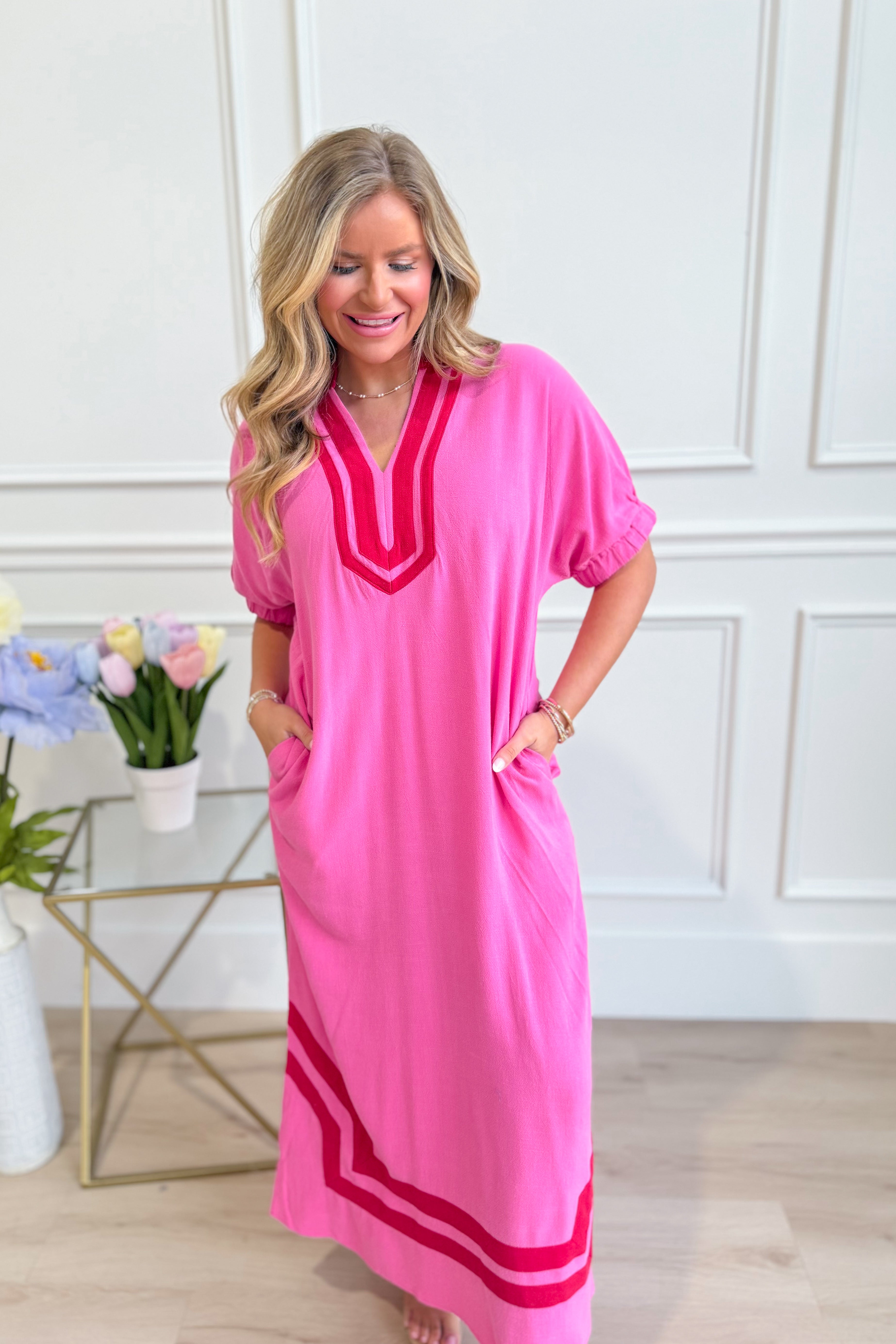 Pamela Raglan Sleeve Midi Dress - Be You Boutique