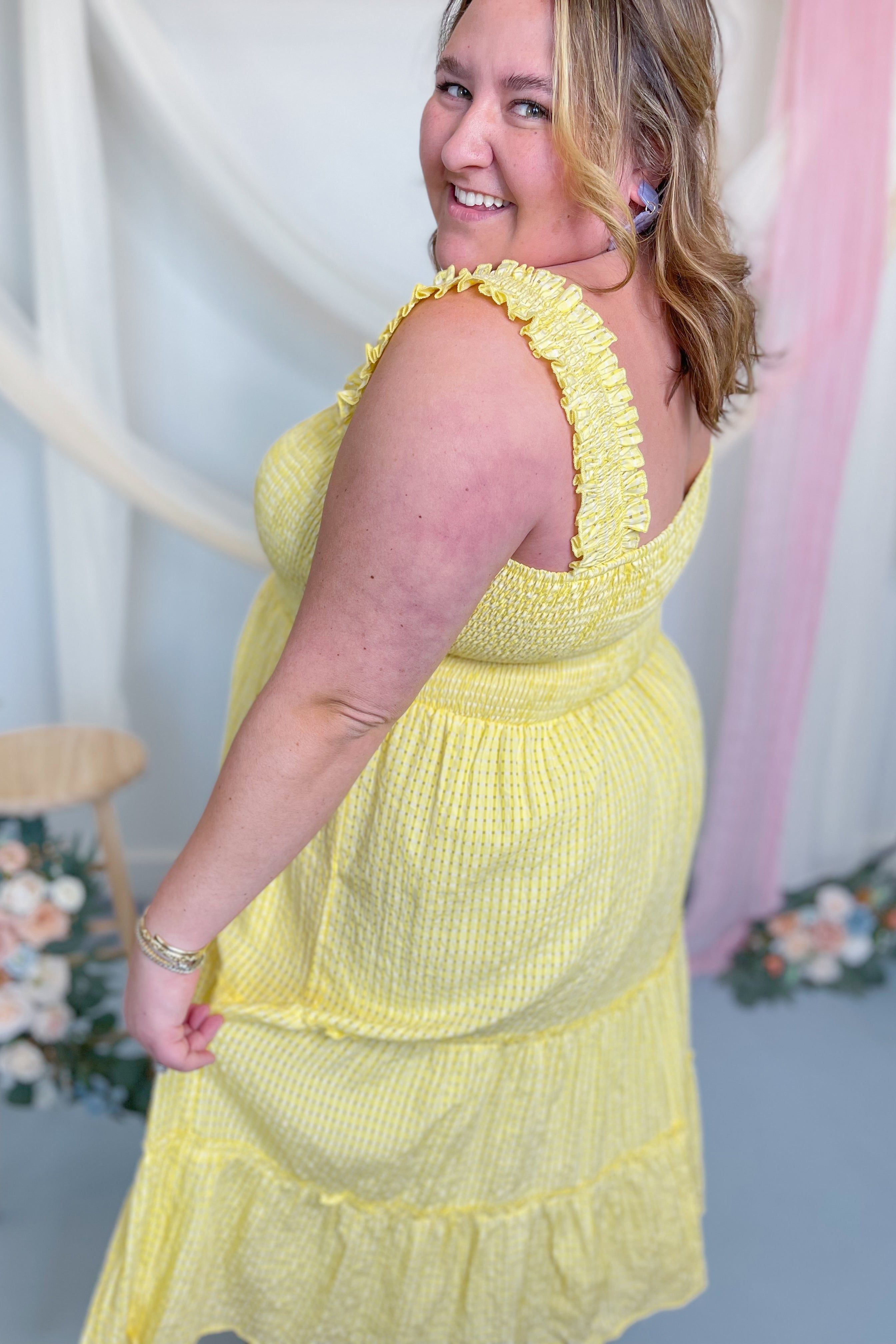 Sunny Tiered Midi Dress - Be You Boutique