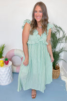 Mint Melody Maxi Dress - Be You Boutique