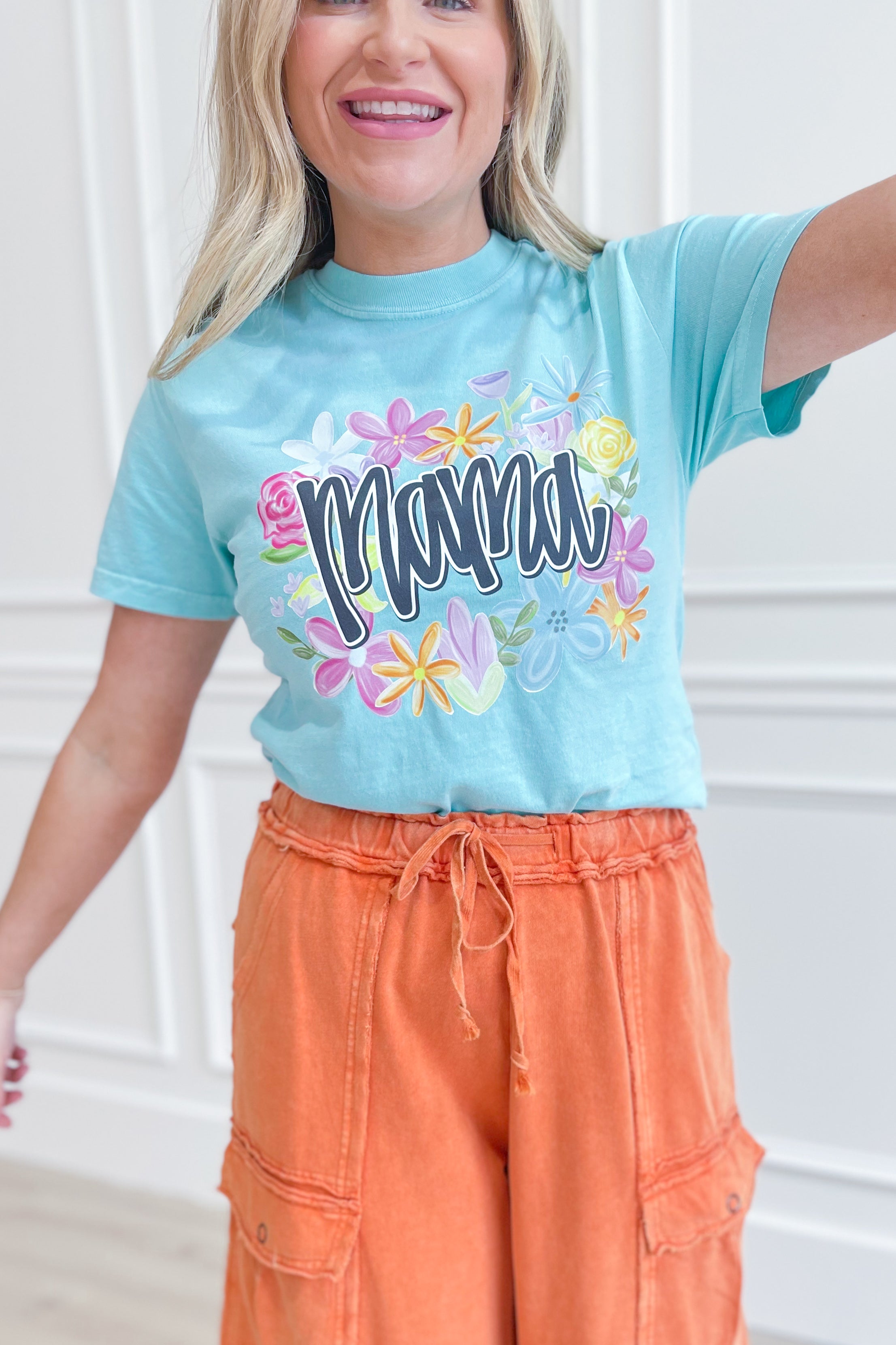 Mama Floral Graphic T-Shirt - Be You Boutique