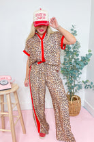 Chrissy Leopard Lounge Pant Set - Be You Boutique