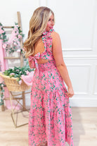 Chelsea Poplin Floral Tiered Midi Dress - Be You Boutique