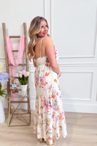 Abigail Floral Front Bow Detailed Dress - Be You Boutique