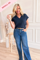 Jasmine Short Sleeve Knit Top - Be You Boutique