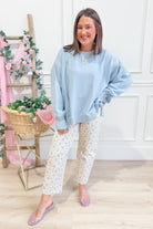 Kristen Long Sleeve Mineral Washed Pullover - Be You Boutique