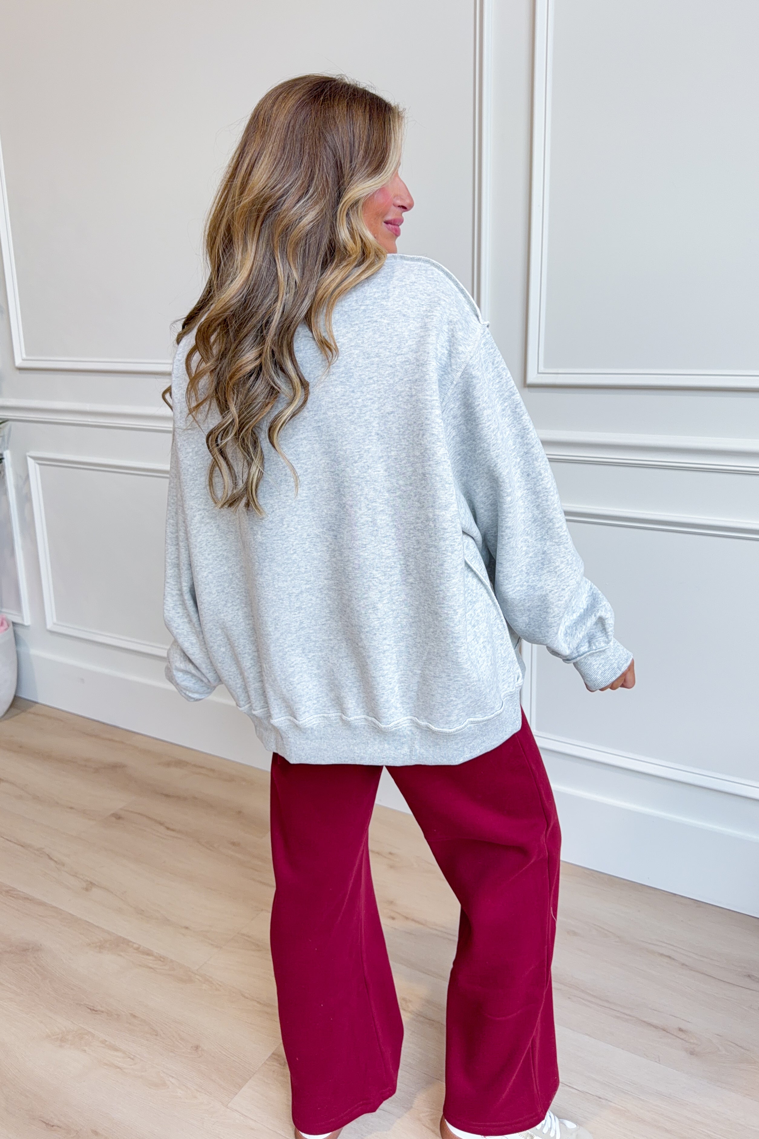 Alabama mock neck embroidered sweatshirt from BUCKET LIST featuring a graphic design on soft fabric.
