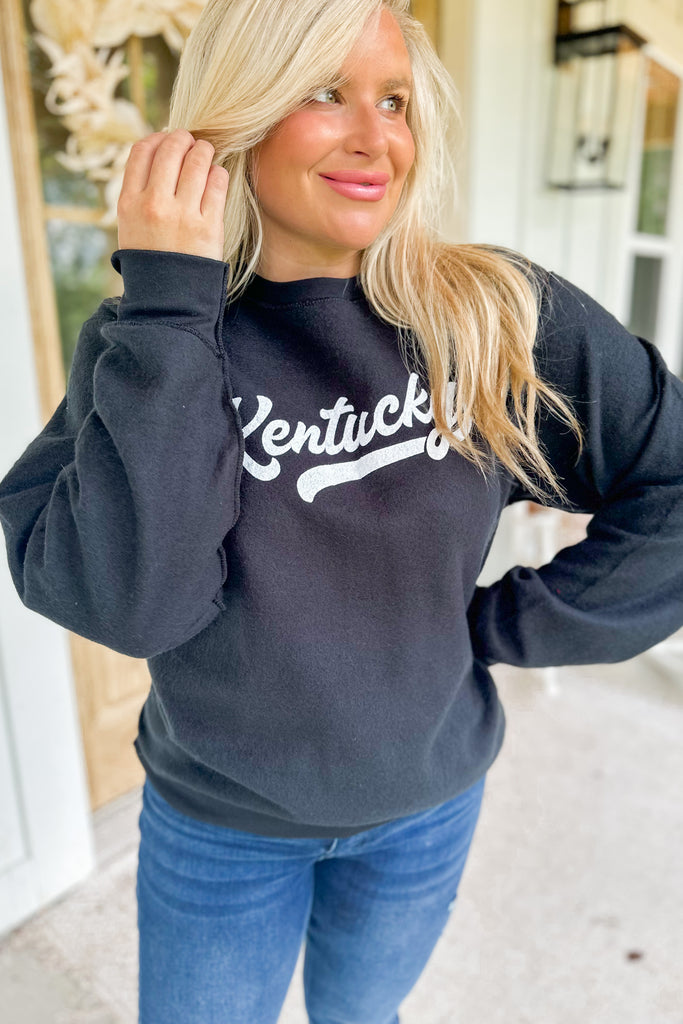 Kentucky Inside Out Black Long Sleeve Sweatshirt Top - Be You Boutique