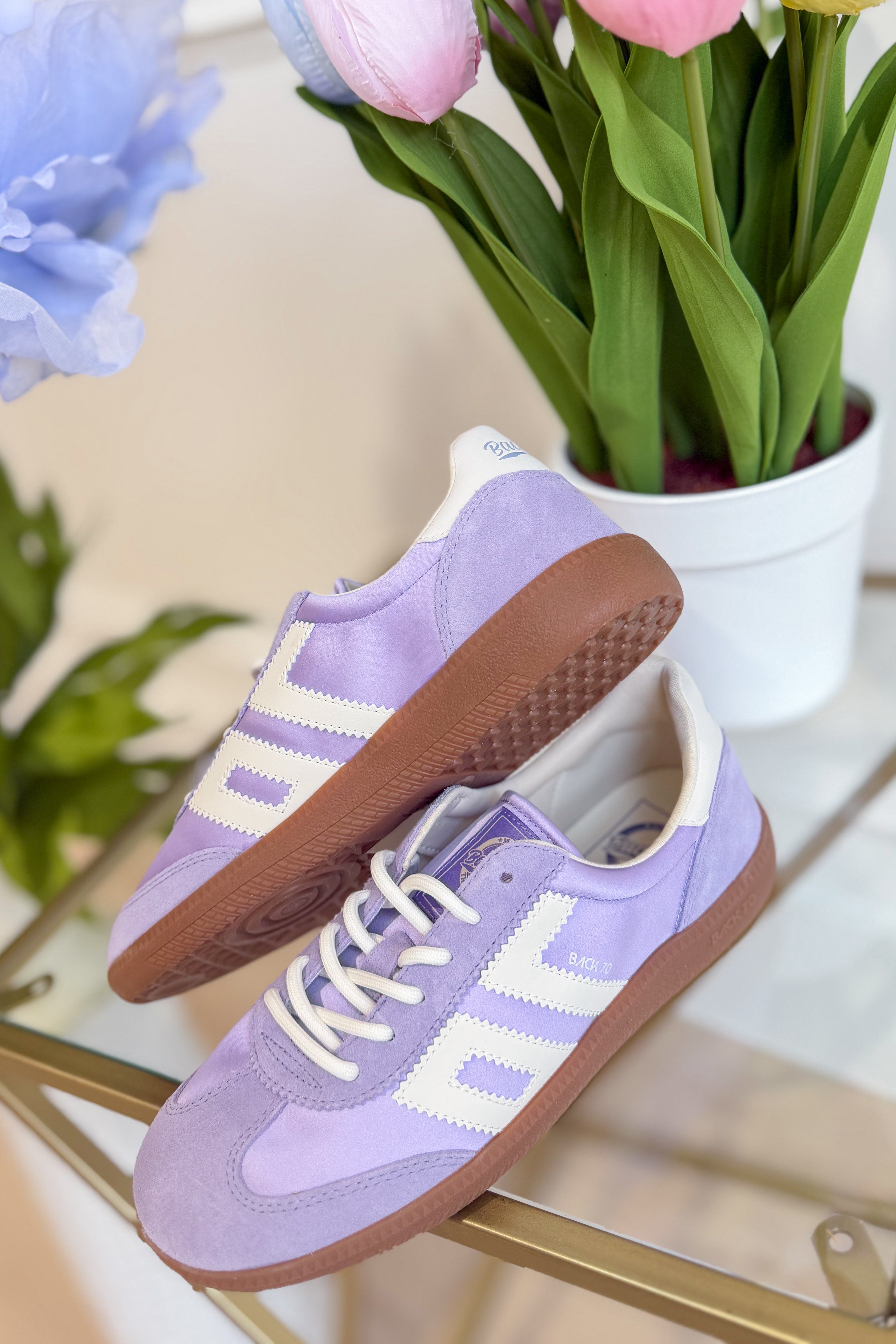 BACK70 Ghost Sneakers in Violet - Be You Boutique