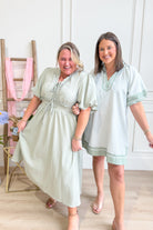 Maddie Pin Striped Dress - Be You Boutique