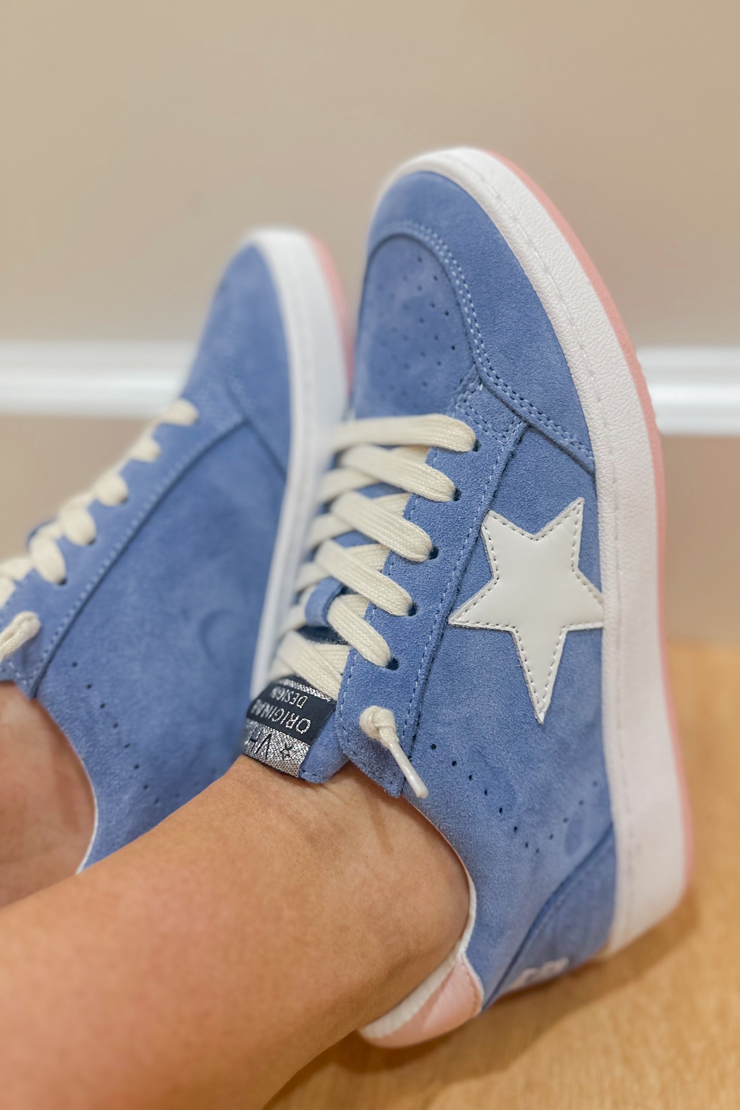 Vintage Havana Denisse 19 Blue Suede Sneaker - Be You Boutique