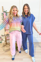 Lexy Mineral Washed Wide Leg Set - Be You Boutique