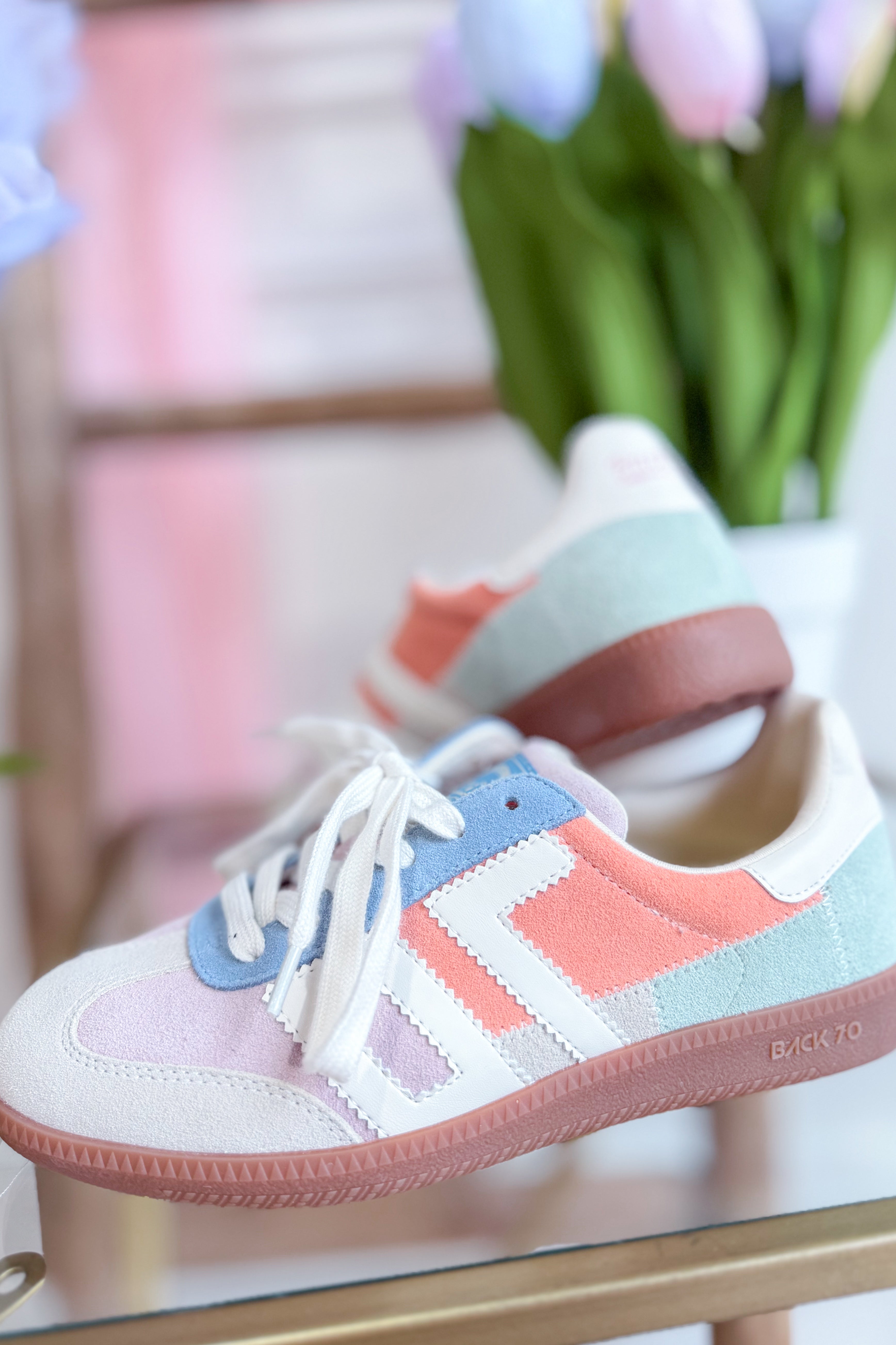 BACK70 Squid Sneakers in Nude Sage - Be You Boutique