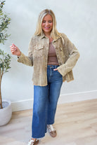Linda Stone Wash Collared Button Down - Be You Boutique