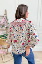 Carson Floral Charming Long Sleeve Top - Be You Boutique
