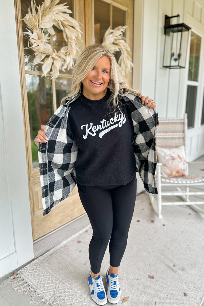Beau Flannel Shirt Shacket Jacket Top with Pockets - Be You Boutique