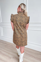 Collette Leopard Print Sleeveless Dress - Be You Boutique