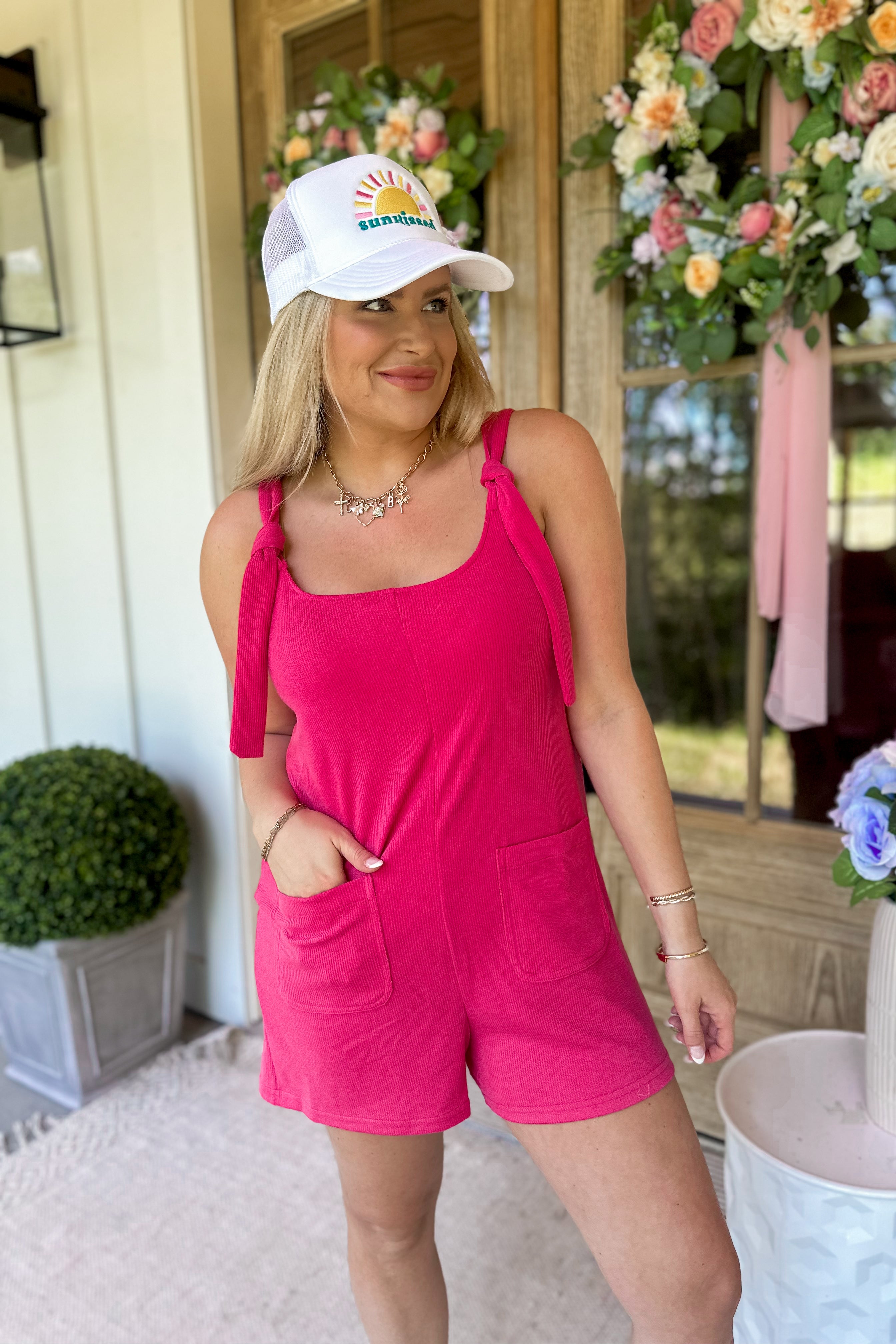 Ollie Casual Knit Romper - Be You Boutique