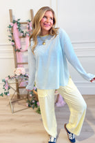 Olivia Striped Contrasted Trim Long Sleeve - Be You Boutique