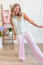 Lynette Multi Striped Sweater Vest - Be You Boutique