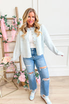 Jameson Striped Button Up Cardigan - Be You Boutique