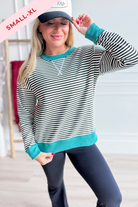 Bethany Striped Long Sleeve Top - Be You Boutique