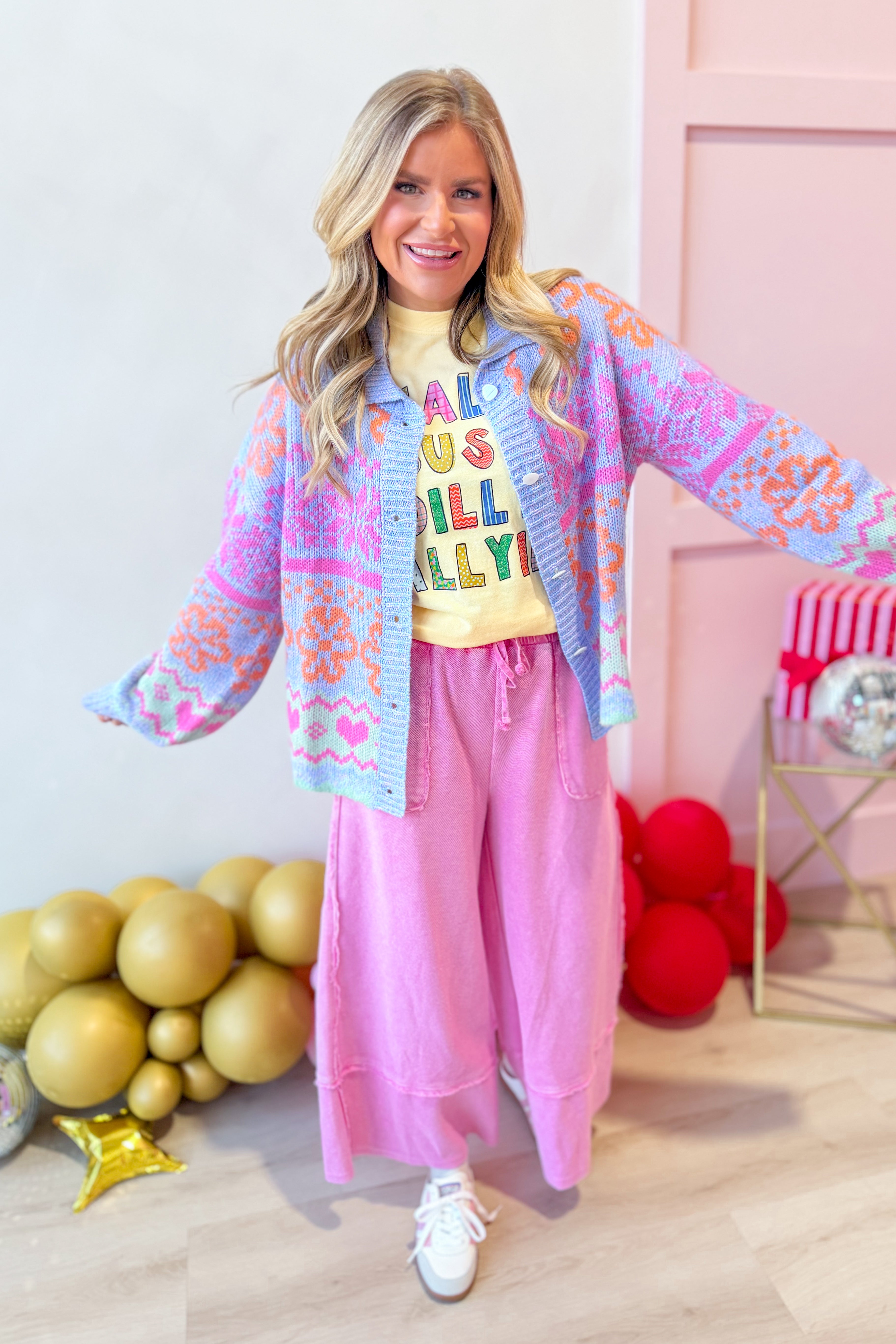 Linda Winter Button Down Sweater - Be You Boutique