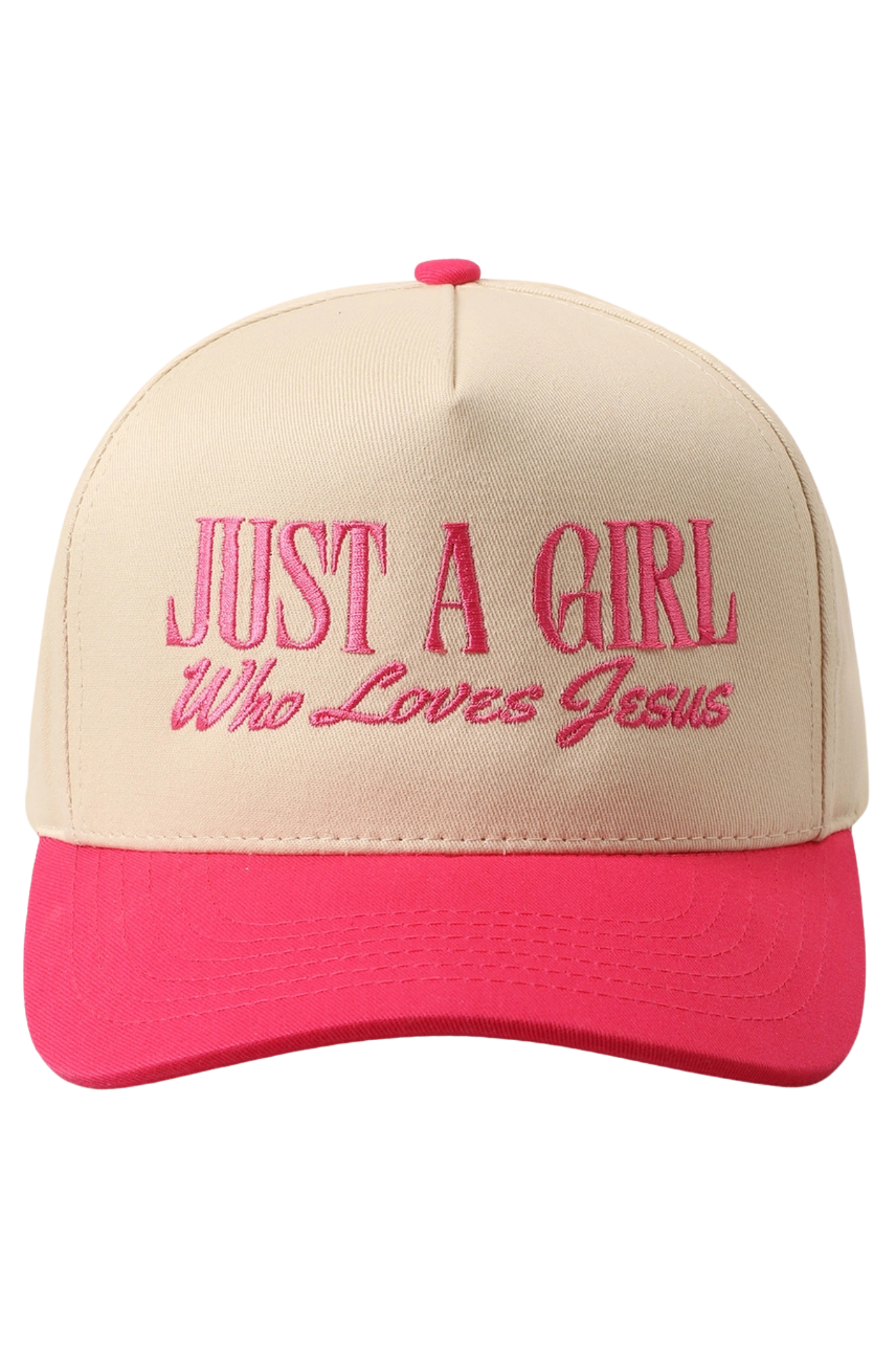 PRE ORDER Just a Girl Who Loves Jesus Trucker Hat - Be You Boutique