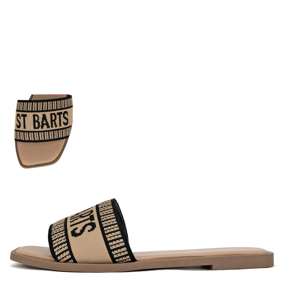 Flair Square Toe City Slide Sandal - Be You Boutique
