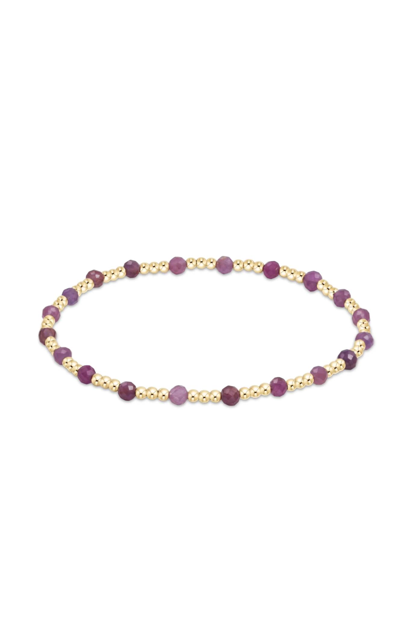 Enewton Ruby Gemstone 3mm Gold Sincerity - Be You Boutique