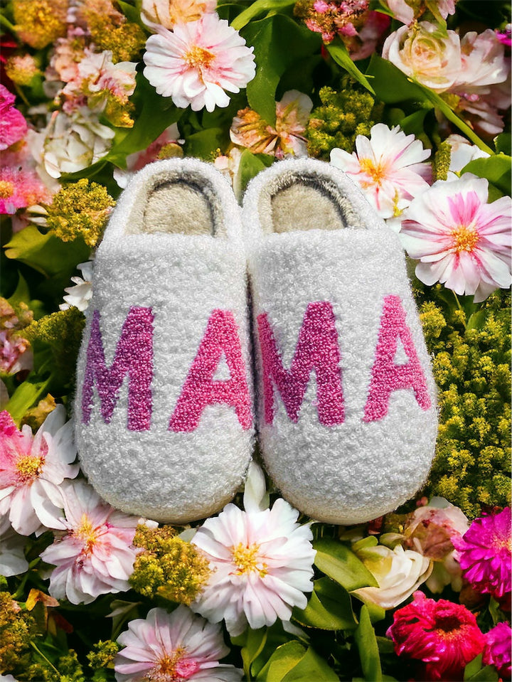 PREORDER Comfy Cute "MAMA" Slippers - Be You Boutique