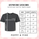 Give It To God embroidered crop tee from POPPY & PINE, featuring a stylish graphic design on a casual crop top.