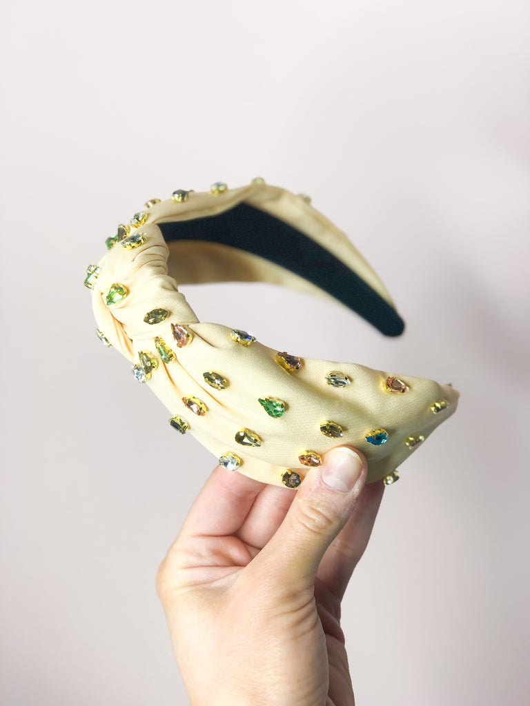Marnie Rhinestone and Velvet Headband - Be You Boutique