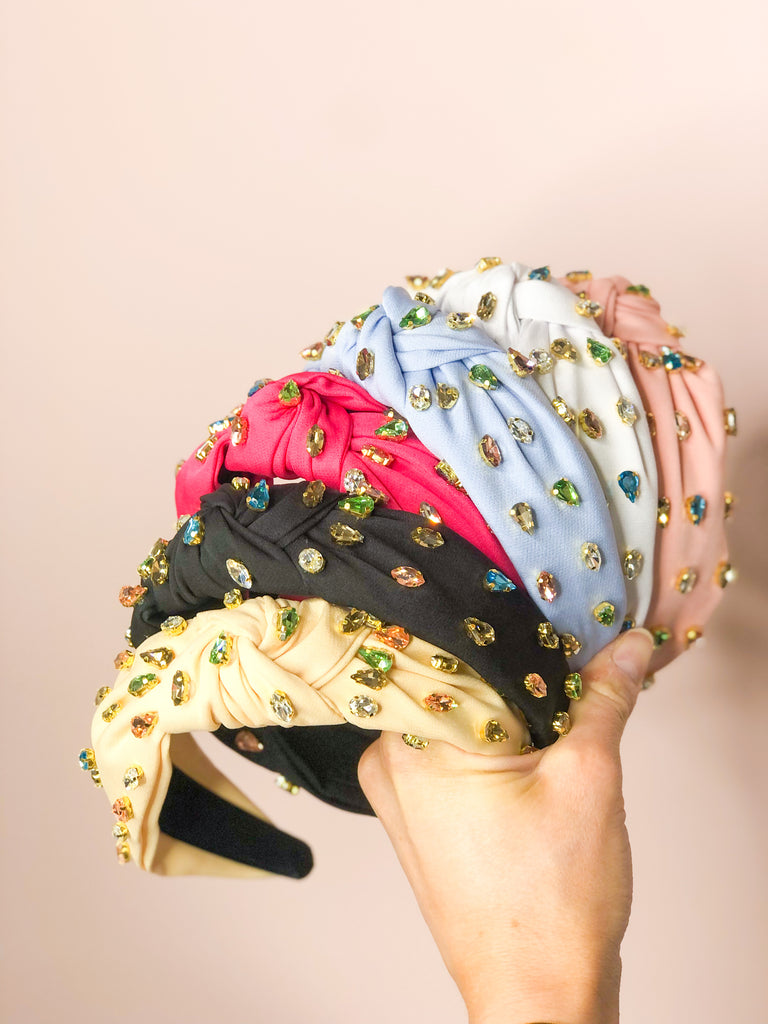Marnie Rhinestone and Velvet Headband - Be You Boutique