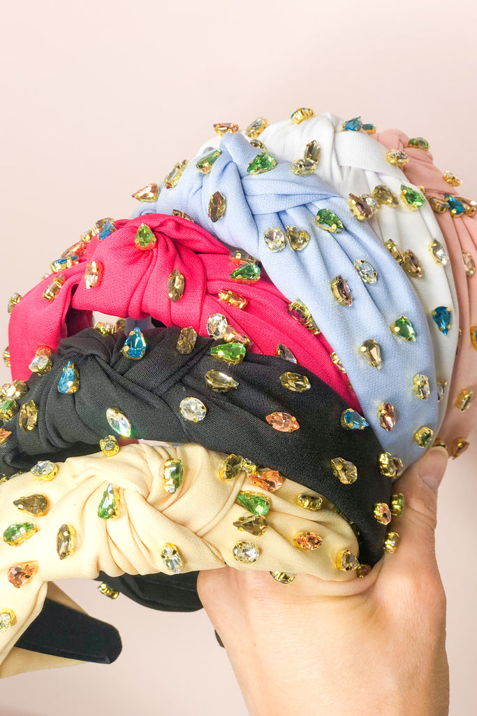 Marnie Rhinestone and Velvet Headband - Be You Boutique