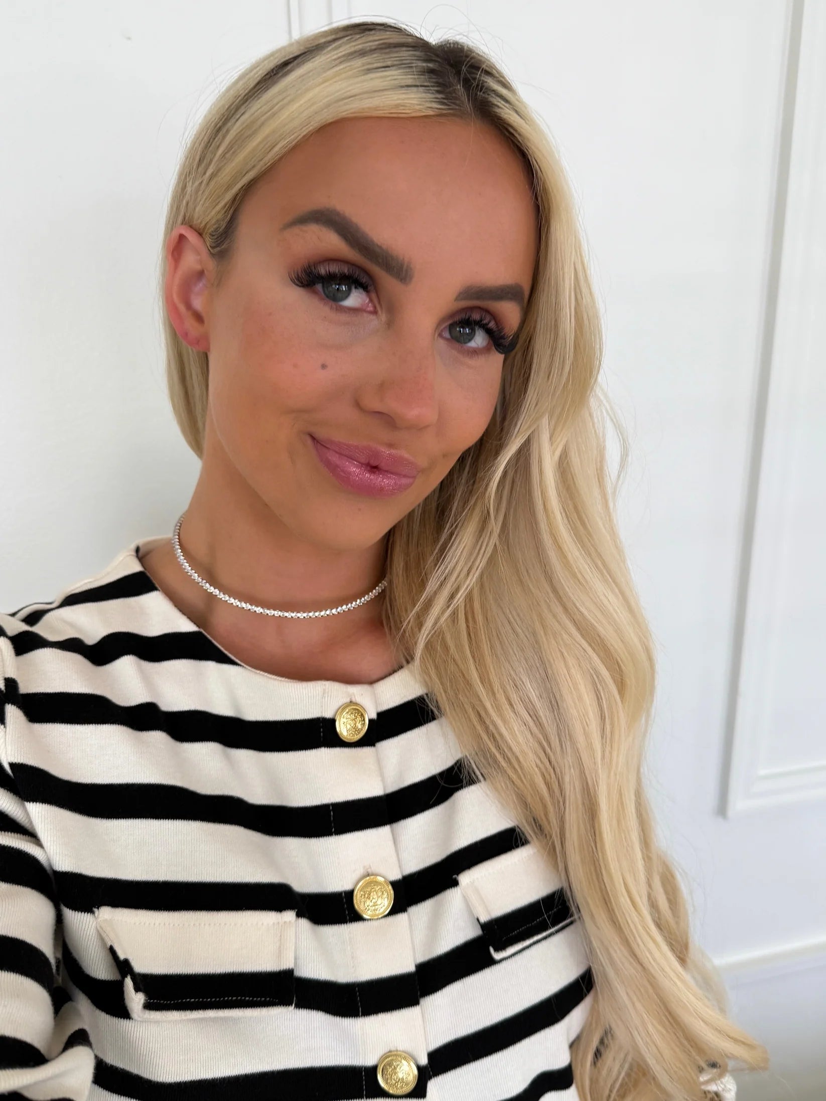 Chansutt Luxe Tennis Necklace SILVER - Be You Boutique