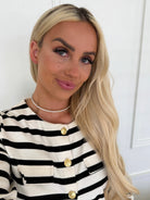 Chansutt Luxe Tennis Necklace SILVER - Be You Boutique