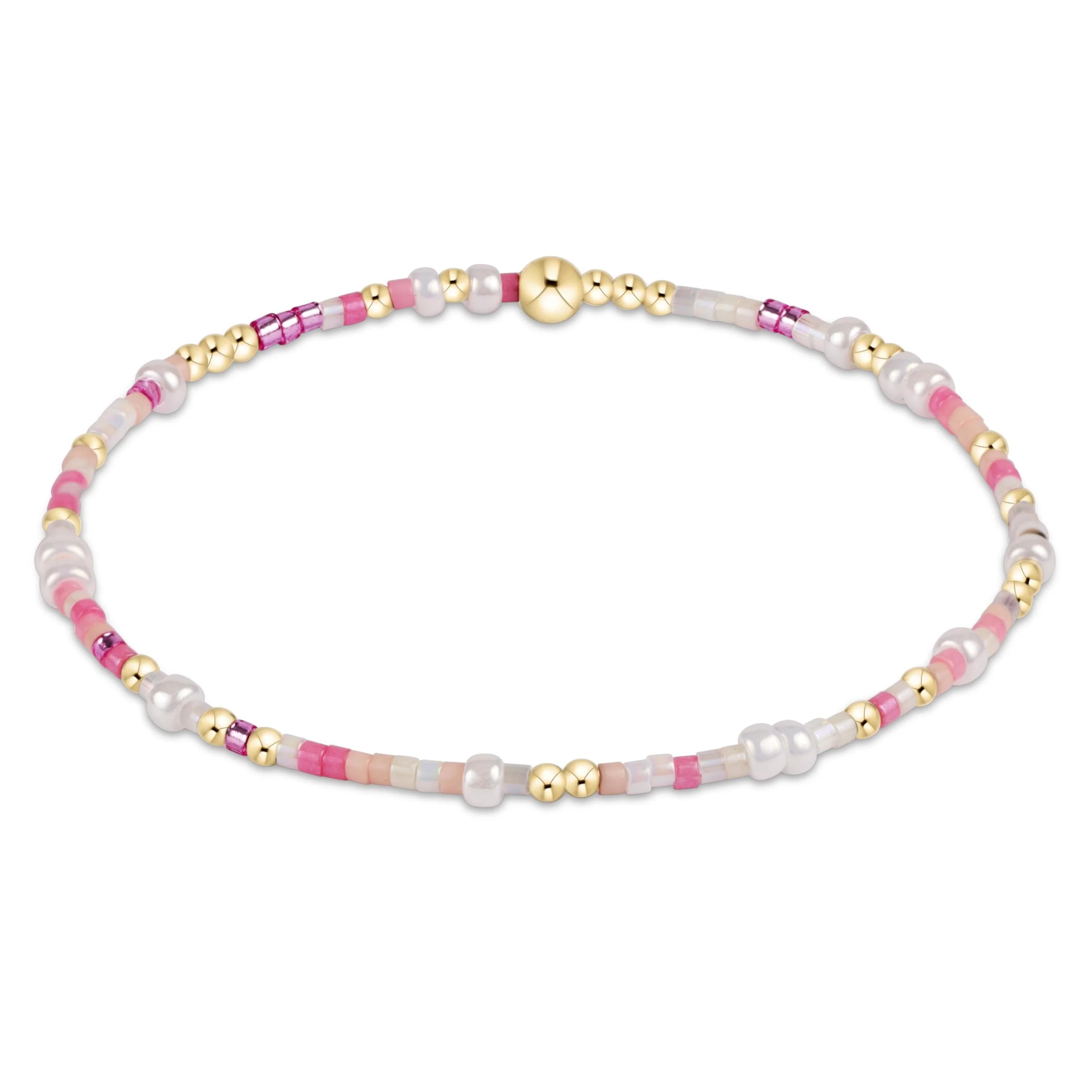 Enewton Spring Summer Hope Unwritten Bracelet with delicate chain and charm, showcasing a stylish jewelry piece for summer wear.