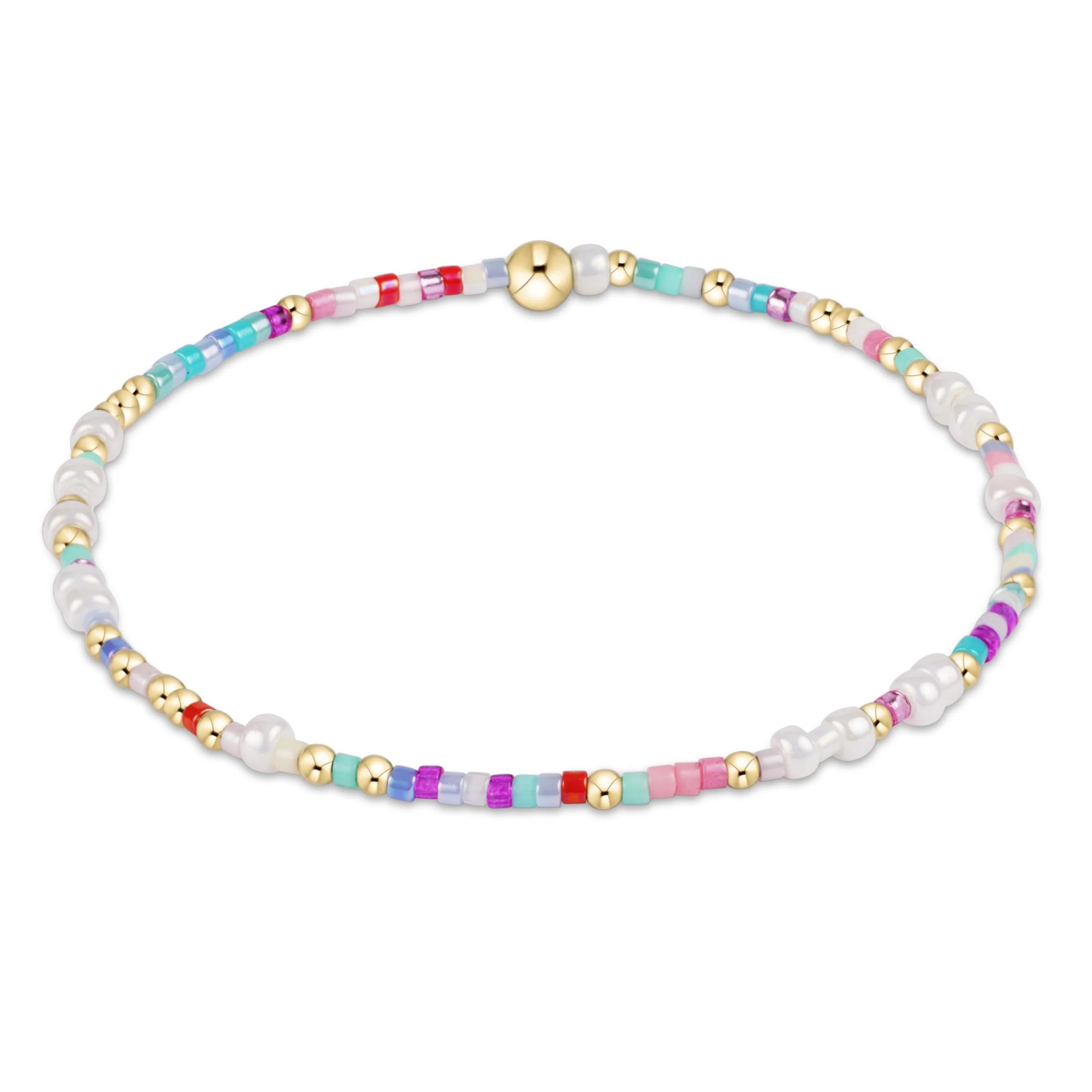 Enewton Spring Summer Hope Unwritten Bracelet with silver-tone chain and delicate charm, stylish jewelry accessory.