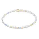 Enewton Spring Summer Hope Unwritten Bracelet featuring delicate silver chain and minimalist design, perfect for casual wear.