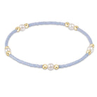 Enewton Ocean Mist Hope Purpose Pearl Bracelet featuring white pearls on a delicate silver chain.
