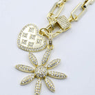 Treasure Jewels Margarita Heart Gold Charm Necklace - Be You Boutique