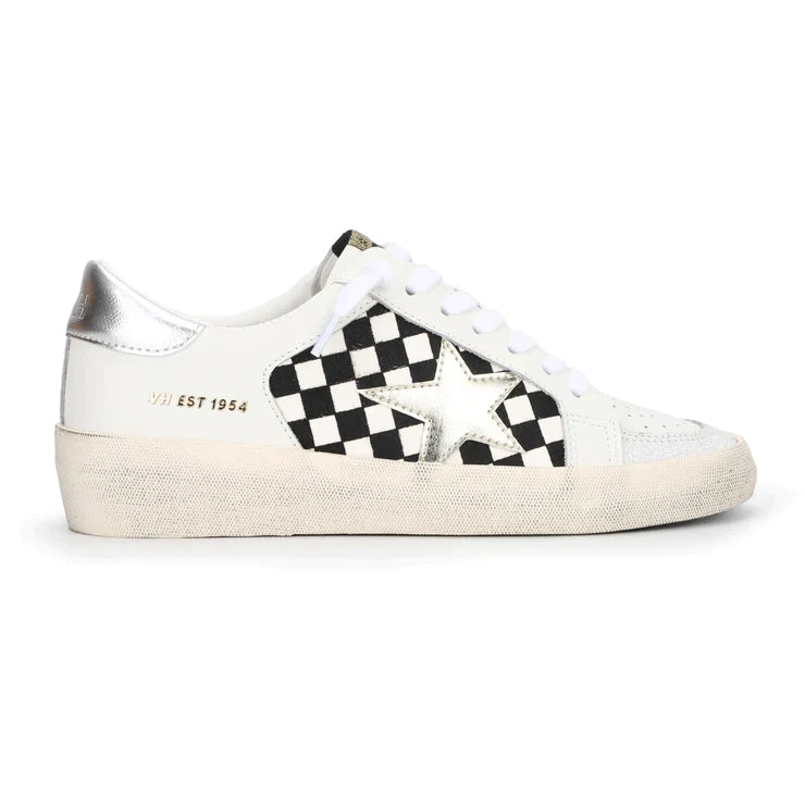 Vintage Havana Nicollette Black and White Checkered Sneakers - Be You Boutique