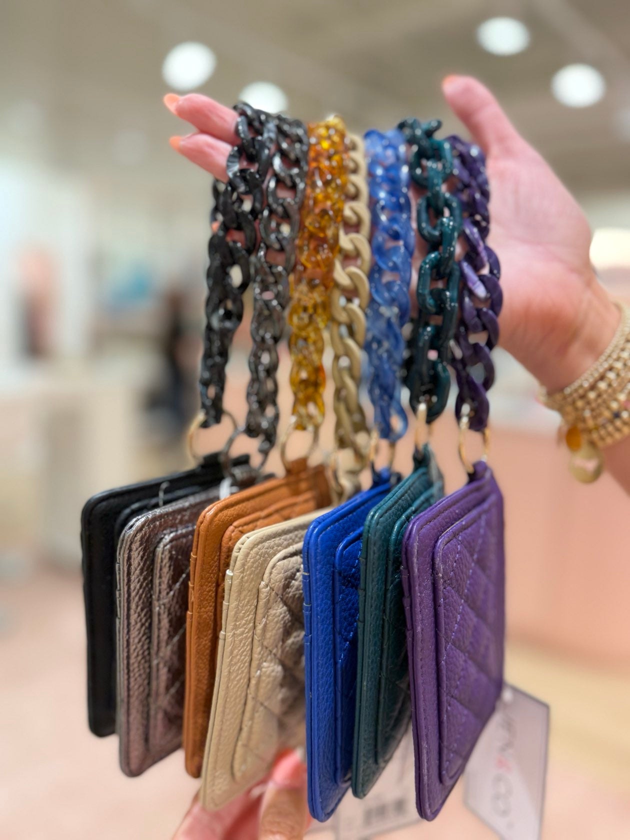 Charlie Chain Linked Wallet Wristlet - Be You Boutique