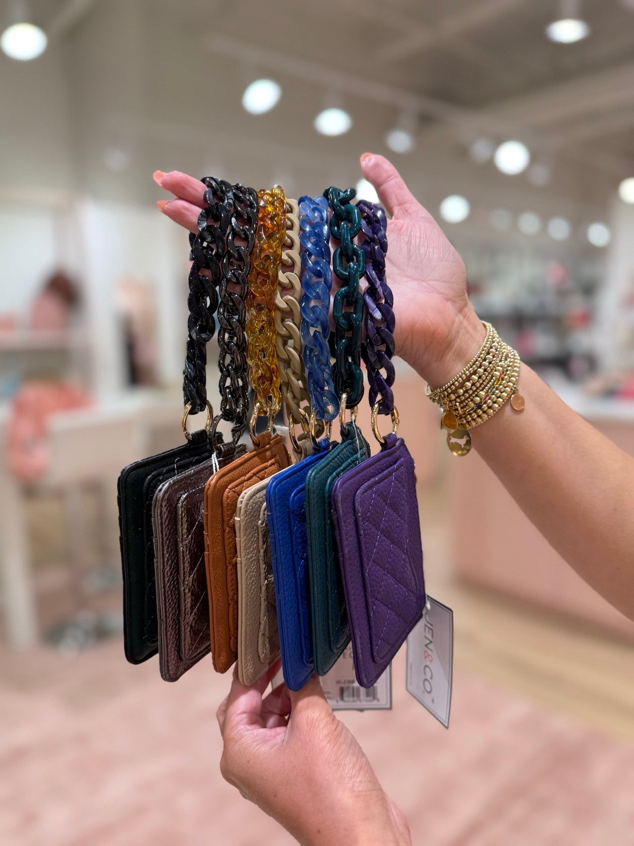 Charlie Chain Linked Wallet Wristlet - Be You Boutique