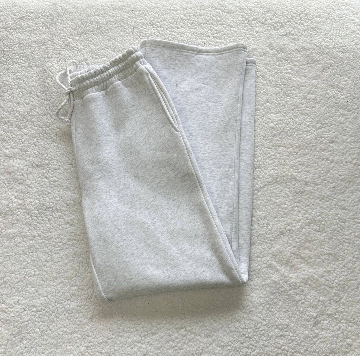 Sunkissed Coconut Mia Drawstring Cozy Flare Sweatpants - Be You Boutique