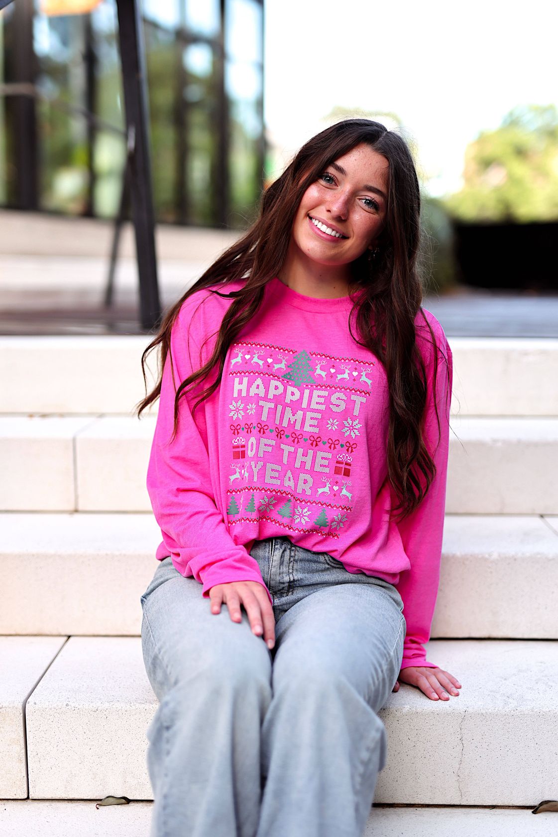 Happiest Time of The Year Long Sleeve - Be You Boutique