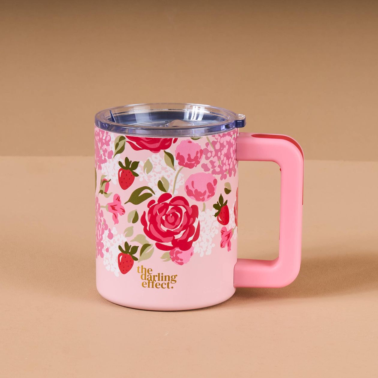 14 Oz Insulated Floral Mug - Be You Boutique
